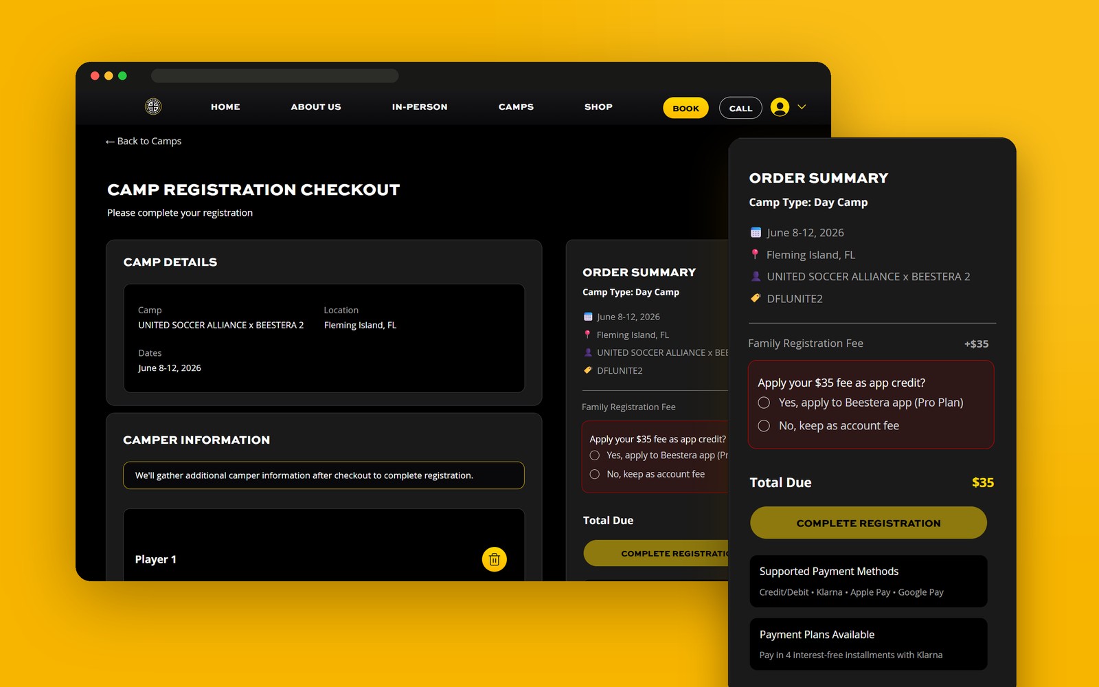 Beestera: Automatic receipt generation