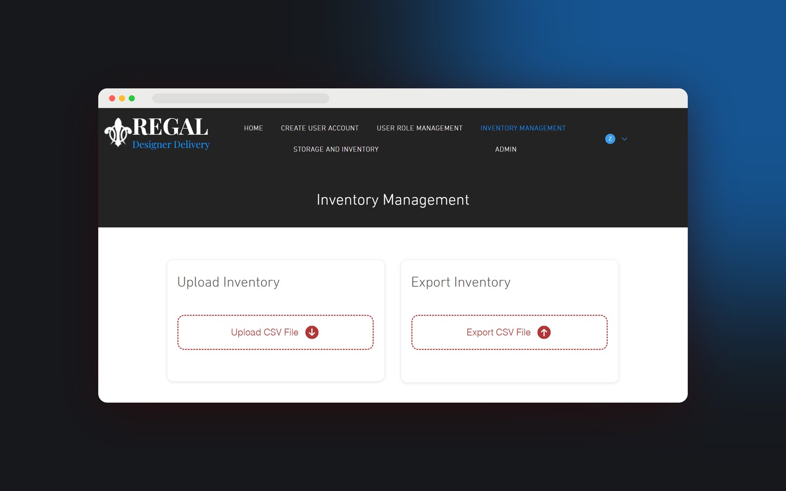 Regal Designer Delivery: Admin approval workflow for new users